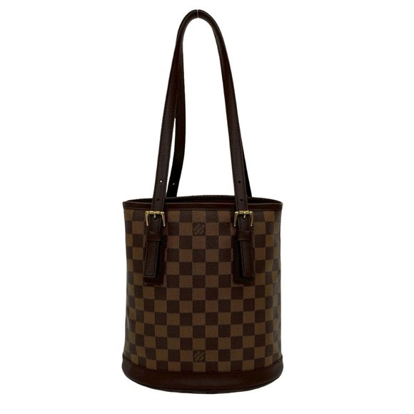 LOUIS VUITTON Brown Damier Leather Shoulder Bag - Picture 1 of 10